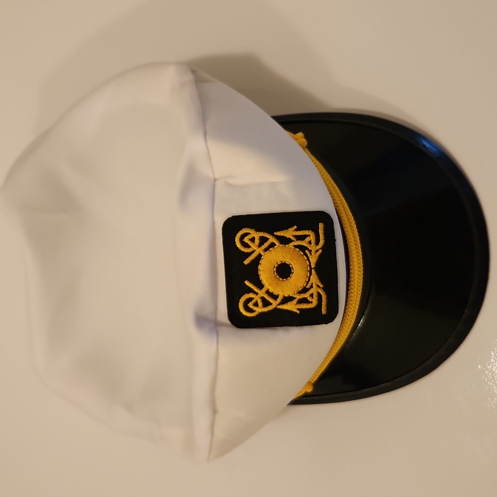 Sailor Style Snapback Hat EUC